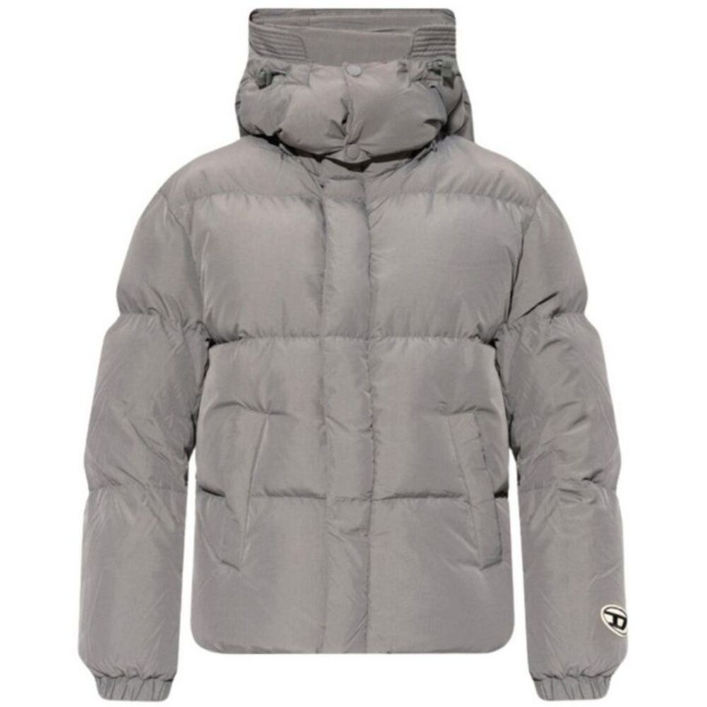 Diesel Womens/Ladies Plain Winter Jacket / Gray